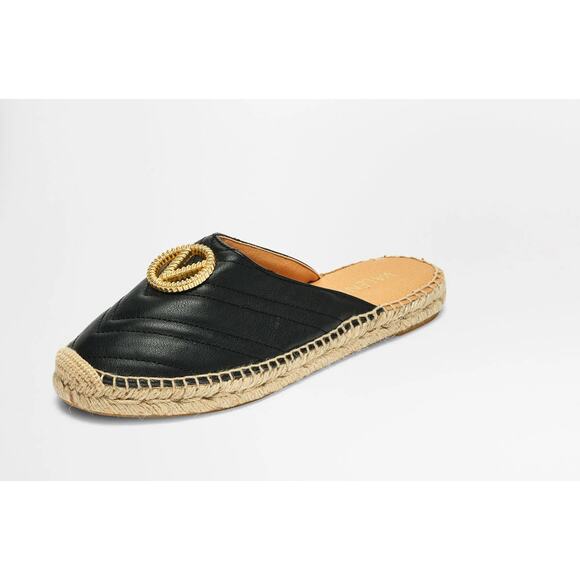 Valentino Clara Leather Espadrille - 10 - Picture 4 of 7